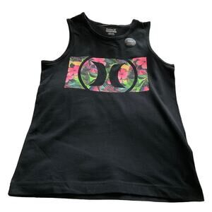 Hurley Soft‎ Floral Tank Top Girls Medium. NWT